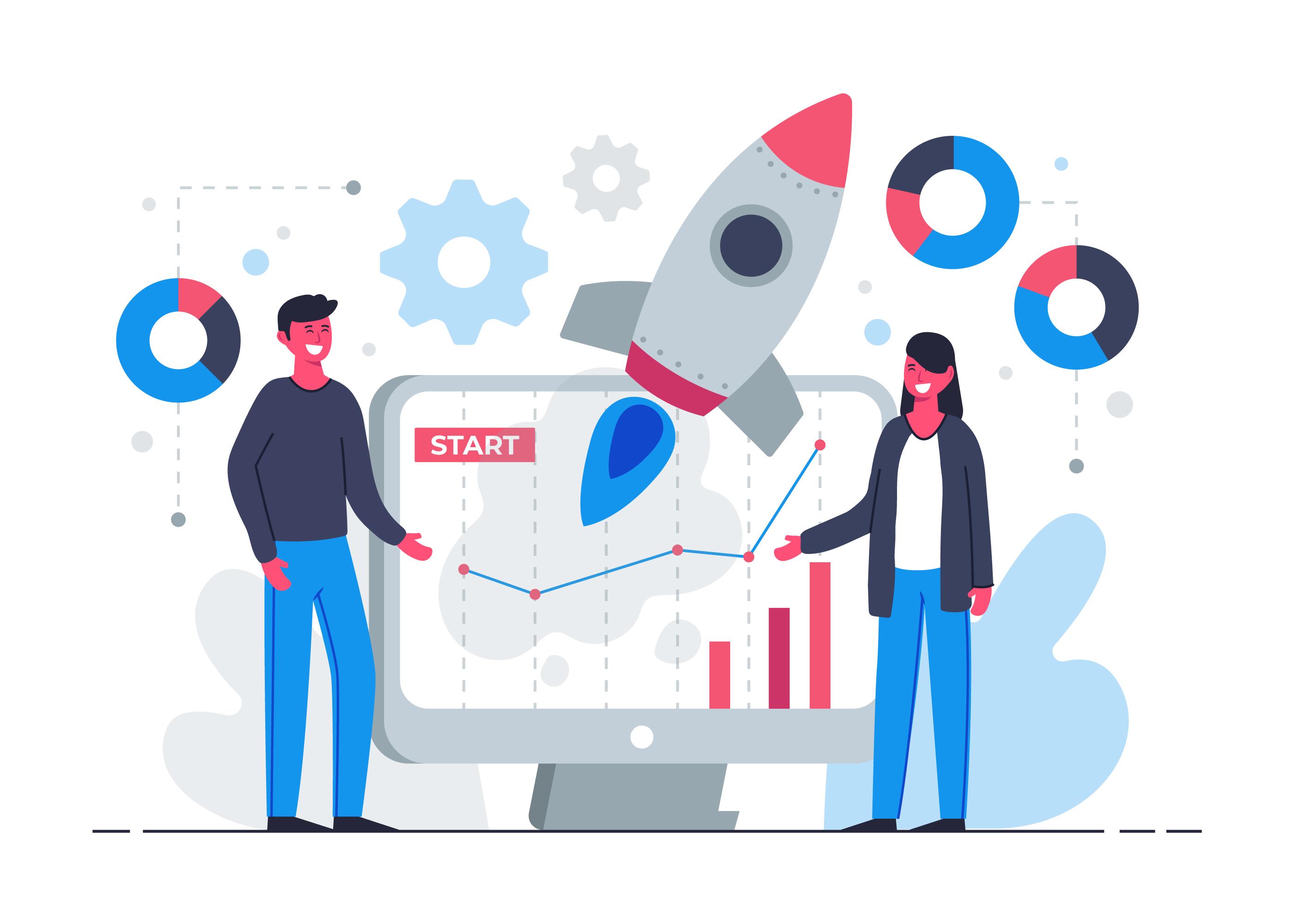 Digital marketing dashboard for local shops