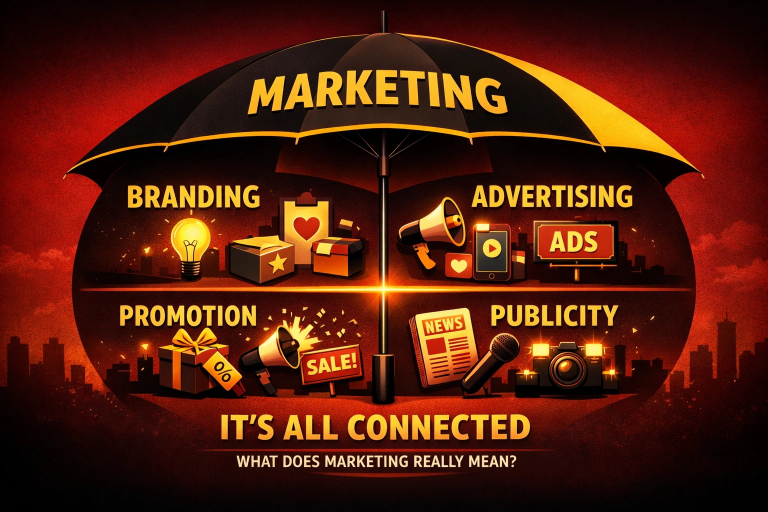 Branding, advertising, promotion and marketing strategy explained by Tayaluga